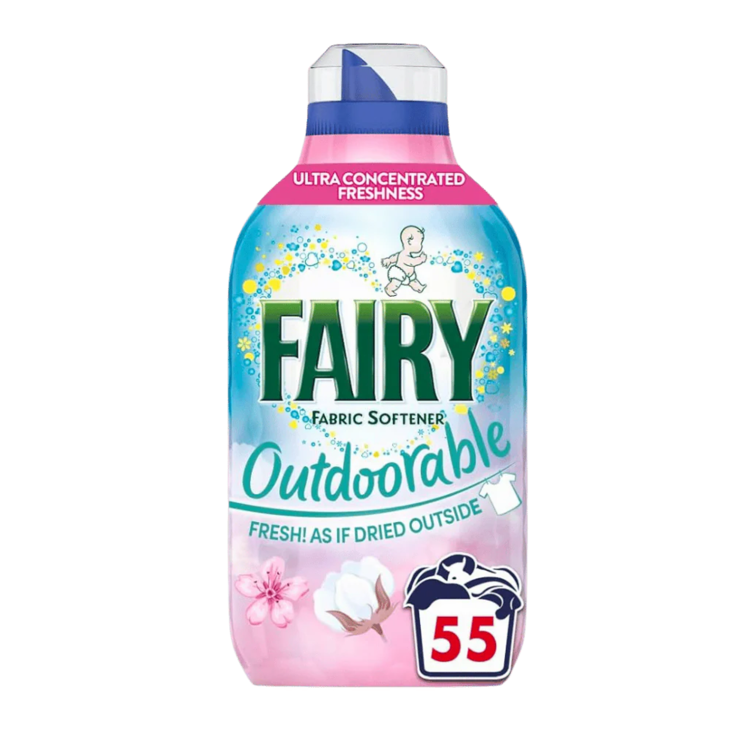 Fairy Outdoorable Cherry öblítő 55 mosás (770 ml)