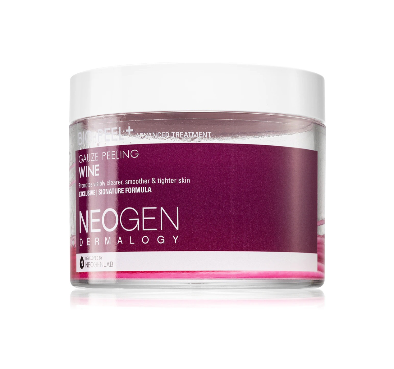 Neogen Dermalogy Bio-Peel+ Gauze Peeling Wine arctisztító peeling (200 ml / 30 sheets)