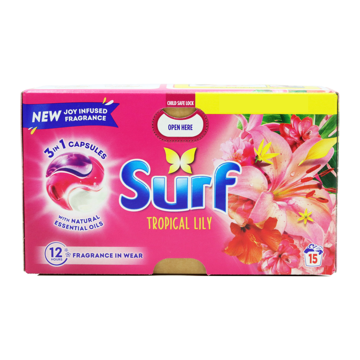 SURF - 3In1 Caps Tropical Lily mosókapszula (15 mosás)