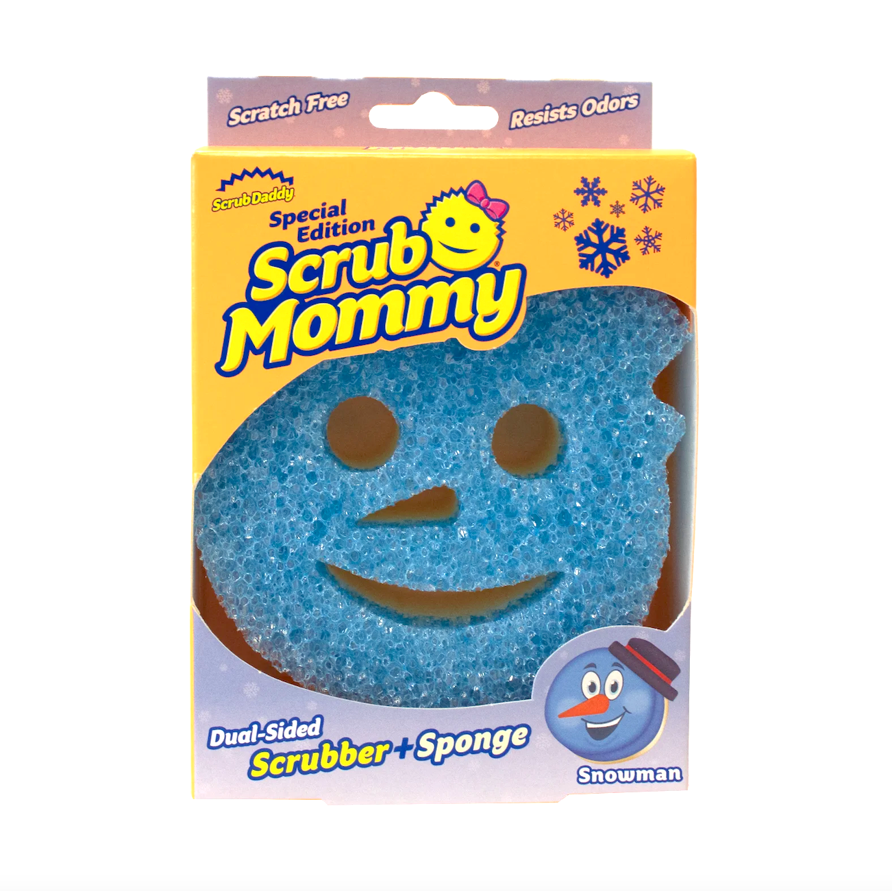 Scrub Mommy® Special Edition Snowman (1 db) (!) sérült csomagolás