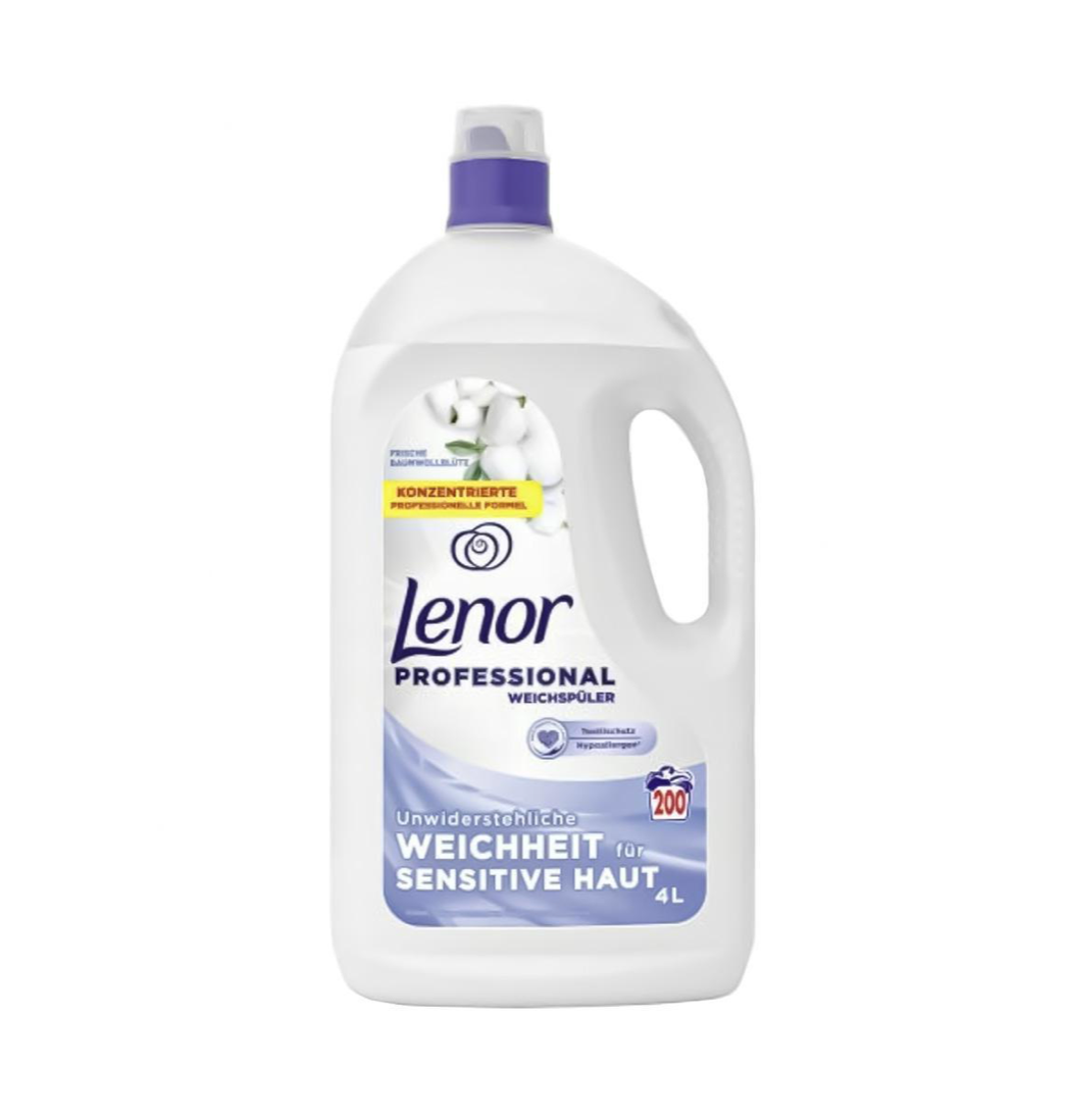 Lenor Professional Sensitive Öblítő 200 mosás (4 L)