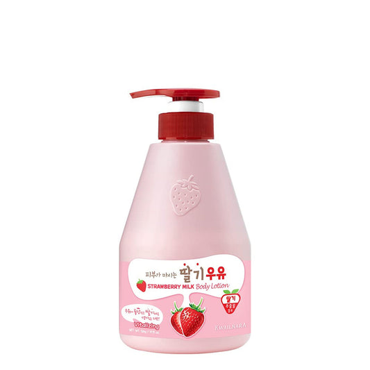 Kwailnara - Milk Body Lotion Strawberry (560 ml)