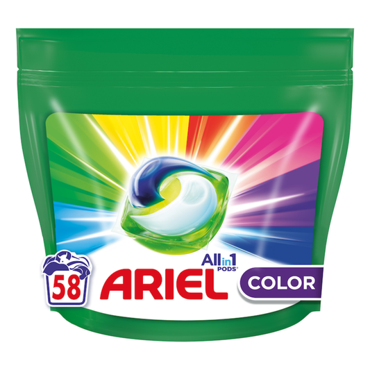 Ariel színes ruhákhoz való mosókapszula (58 db)
