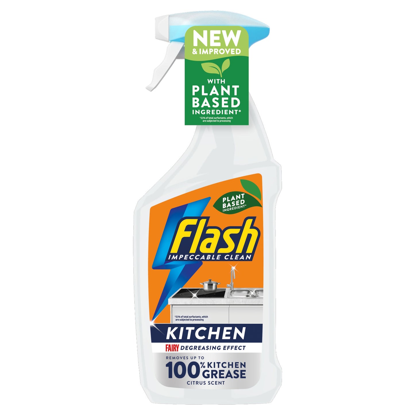 Flash konyhai tisztító spray citrus (800 ml)