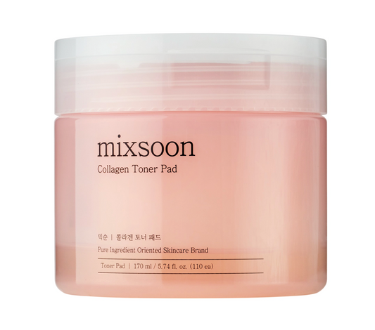 Mixsoon - Collagen Toner Pad - Feszesítő Arckorongok Kollagénnel - (170 ml /110 db)