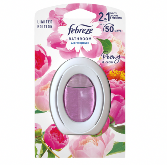 Febreze Bathroom Peony &amp; Cedar (légfrissítő, 7.5 ml)