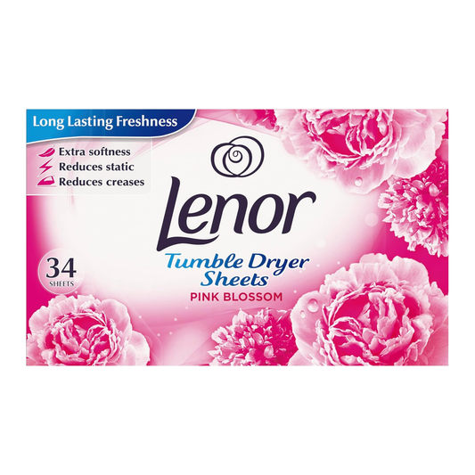 Lenor illatosító lapok szárítógépbe, rózsaszín virágzás illattal (34 db)