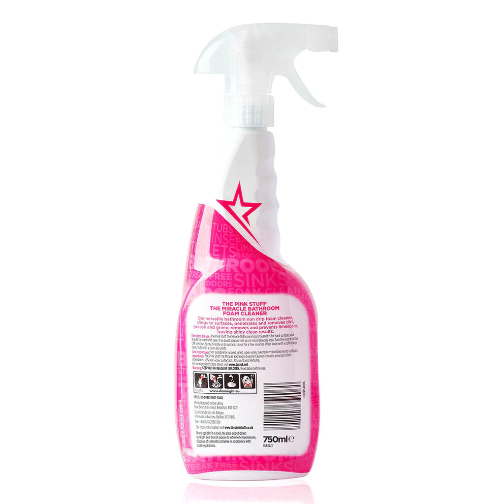 The Pink Stuff fürdőszobai tisztítóhab spray (750 ml)