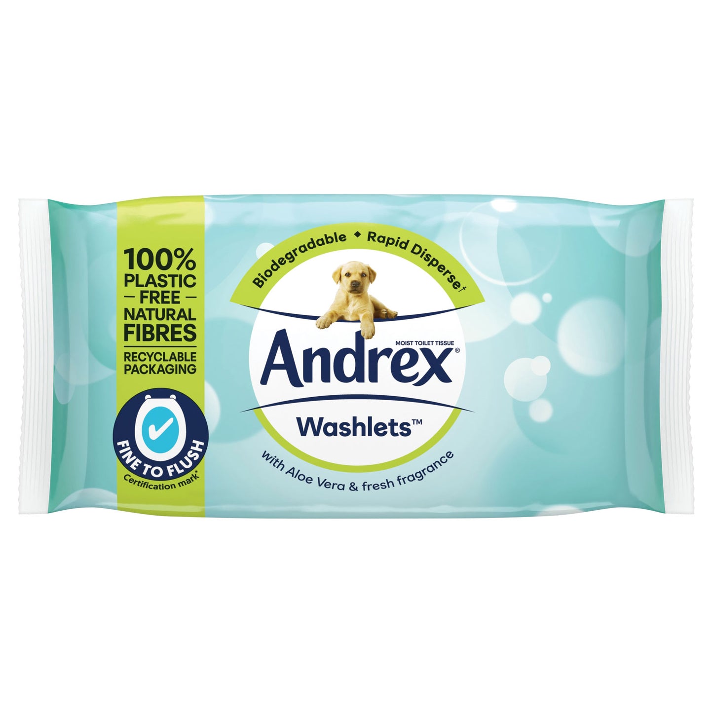 Andrex lehúzható, biológiailag lebomló nedves toalettkendő - Aloe Vera (36 db)