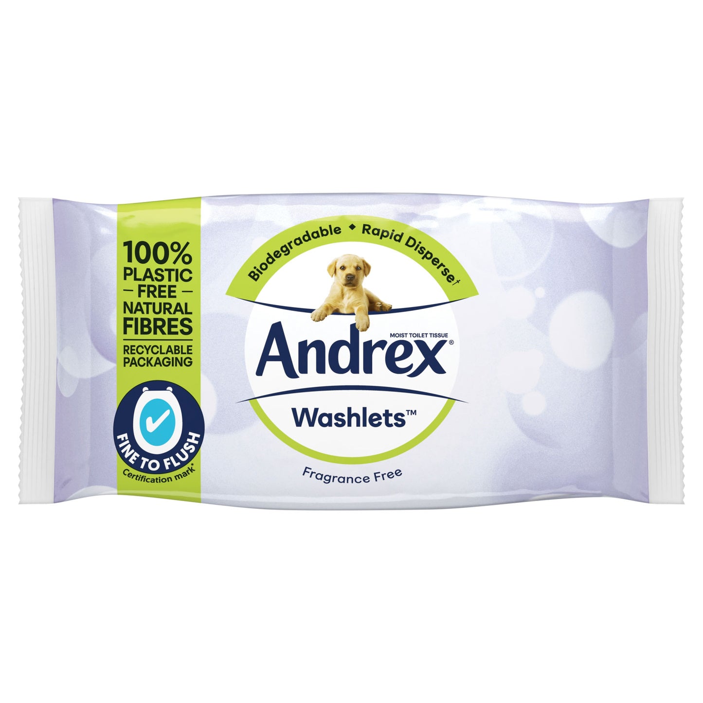 Andrex lehúzható, biológiailag lebomló nedves toalettkendő - illatanyagmentes (36 db)