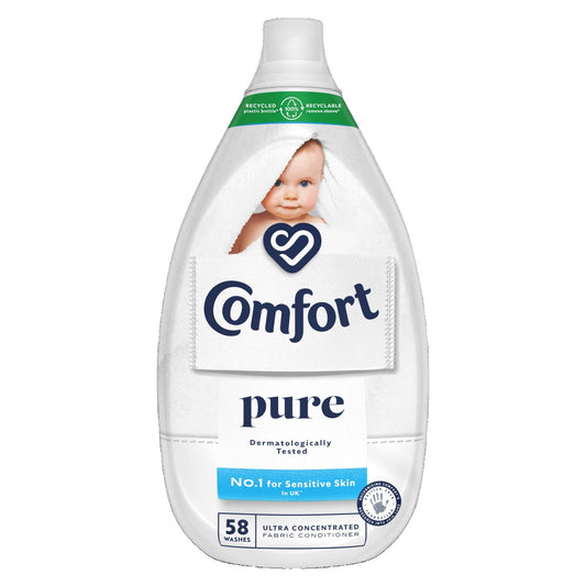 Comfort Ultimate Care Pure illatmentes öblítő 58 mosás (870 ml)