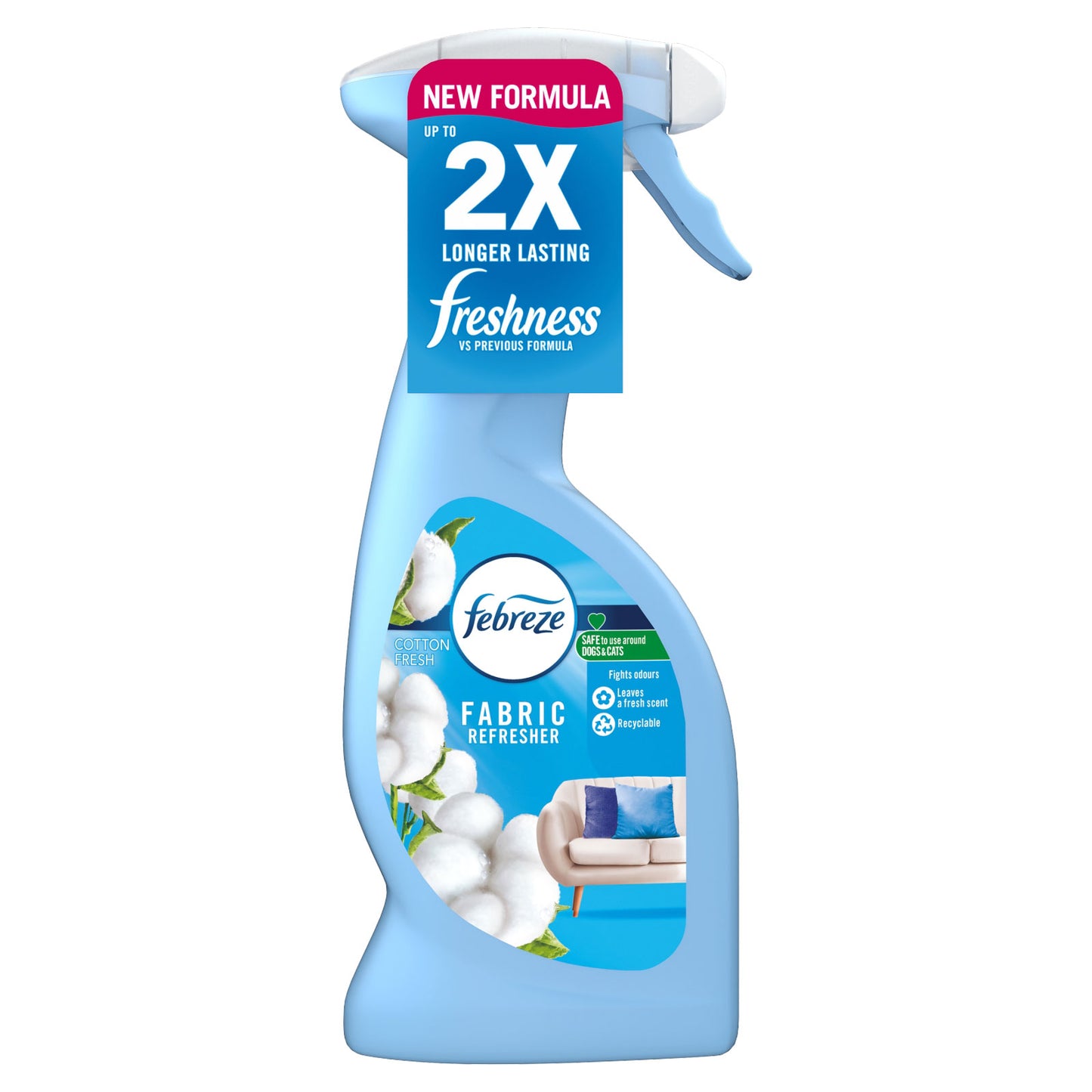 Febreze Fabric Refresher Spray, Cotton Fresh (textilfrissítő, 375 ml)