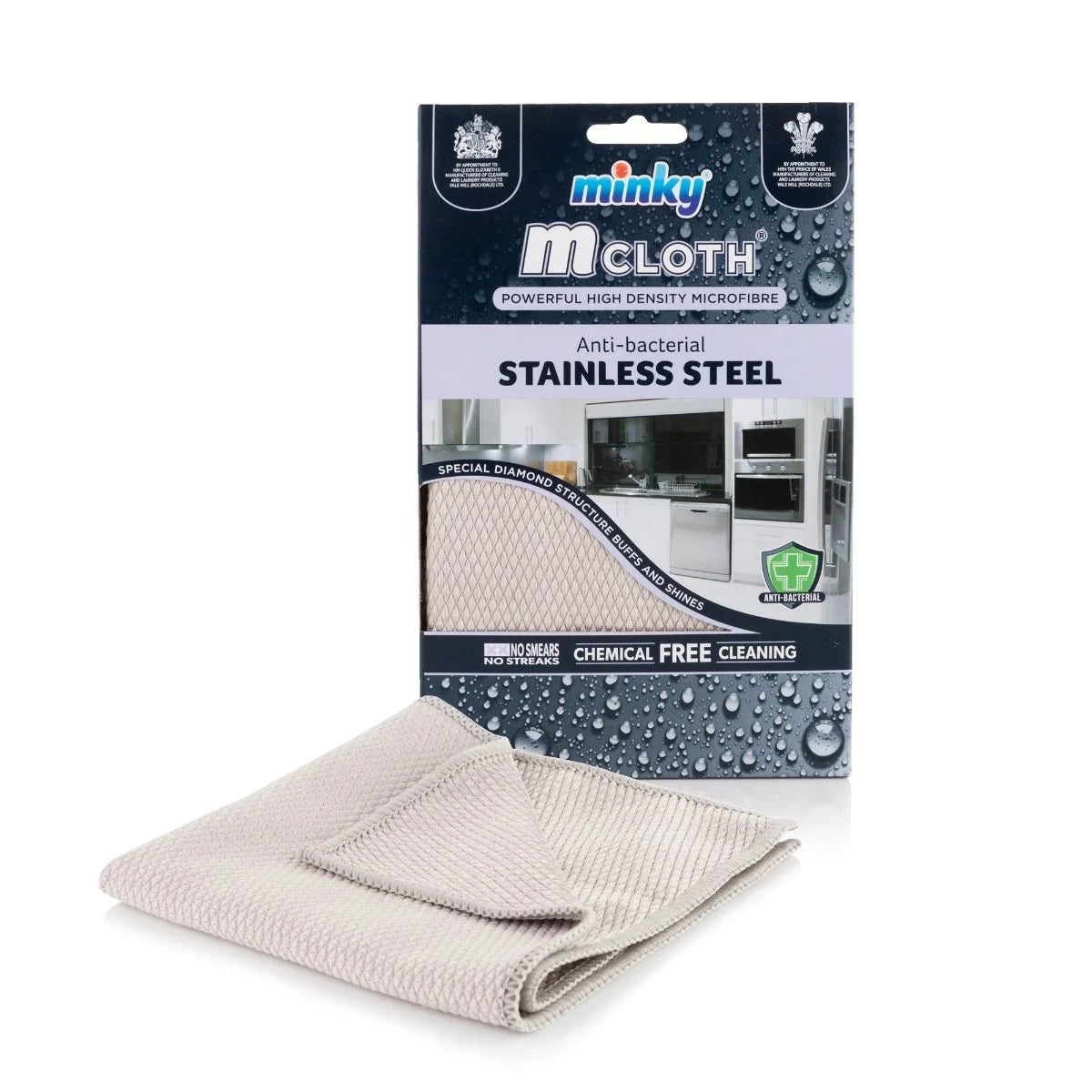 M Cloth Anti-Bacterial Stainless Steel mikroszálas kendő